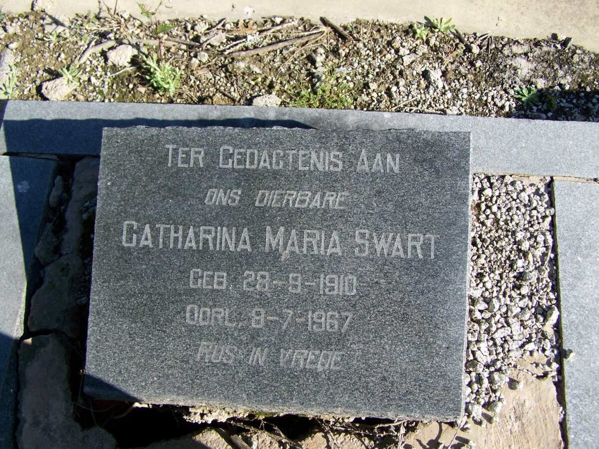 SWART Catharina Maria 1910-1967