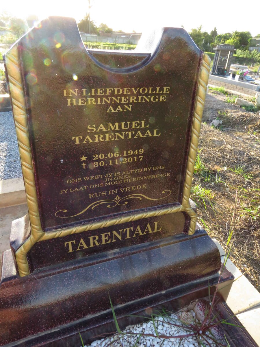 TARENTAAL Samuel 1949-2017