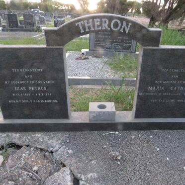 THERON Izak Petrus 1889-1974  &amp; Maria Catharina GOUWS 1899-1981
