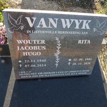 WYK Wouter Jacobus Hugo, van 1940-2014 & Rita 1941-2020