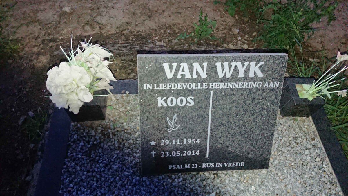 WYK Koos, van 1954-2014