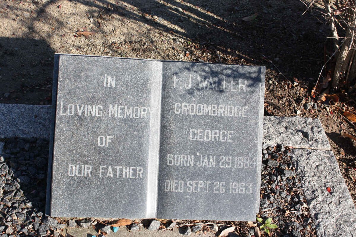 WALLER F.J. 1884-1963