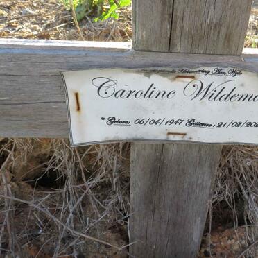 WILDEMANS Caroline 1947-2020