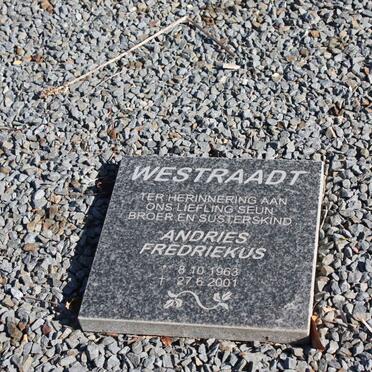 WESTRAADT Andries Fredriekus 1963-2001