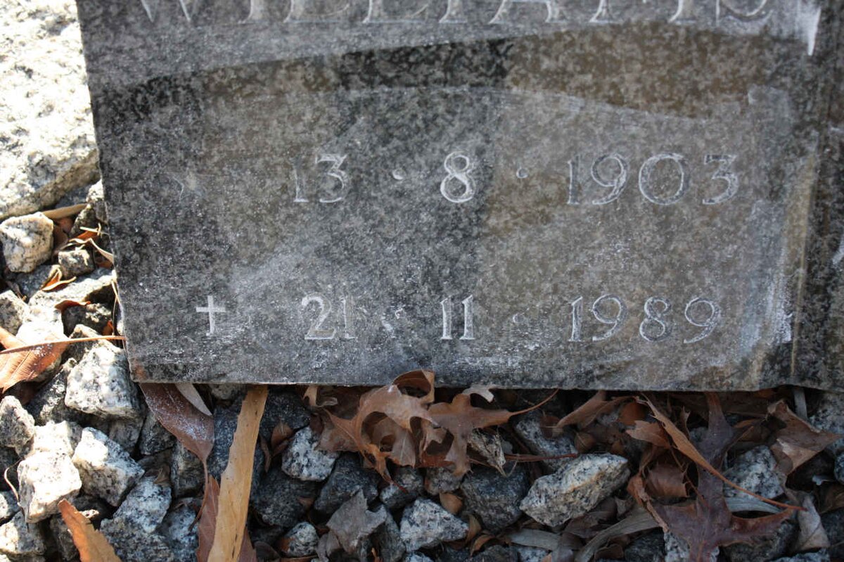 WILLIAMS Gertrude Johanna Elizabeth 1903-1989