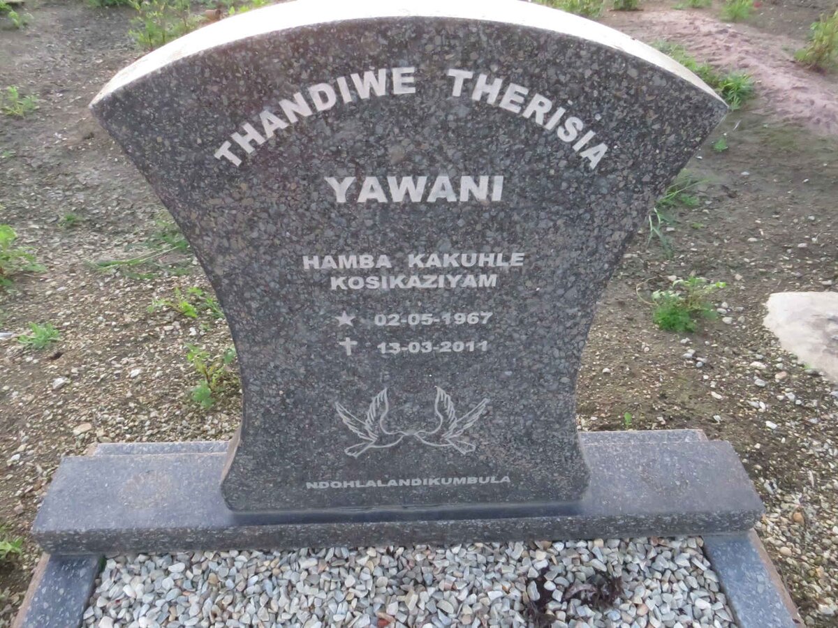 YAWANI Thandiwe Therisa 1967-2011