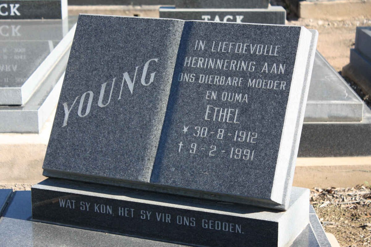 YOUNG Ethel 1912-1991