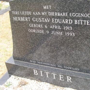 BITTER Herbert Gustav Eduard 1913-1993