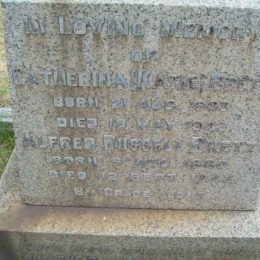 BRETT Alfred Russell 1860-1943 &amp; Catherina 1863-1942