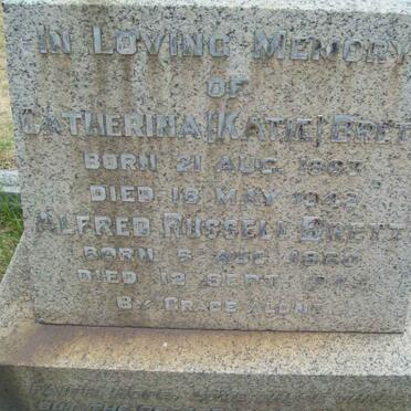 BRETT Alfred Russell 1860-1943 &amp; Catherina 1863-1942