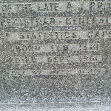 BRINTON Edgar John 1881-1951