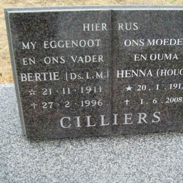 CILLIERS L.M. 1911-1996 &amp; Henna HOUGH 1913-2008