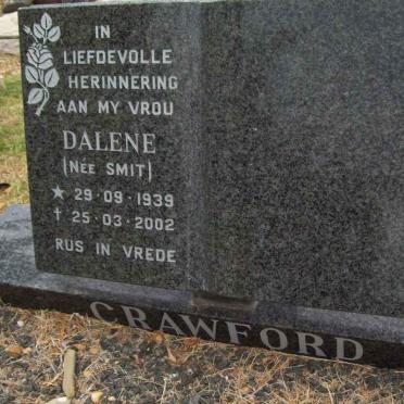 CRAWFORD Dalene nee SMIT 1939-2002
