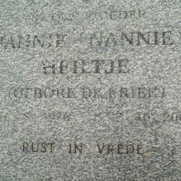 HABETS Mathieu Gerardus Alphons Marie 1932-1986 &amp; Jannie Heiltje DE KRIEK 19??-2003 