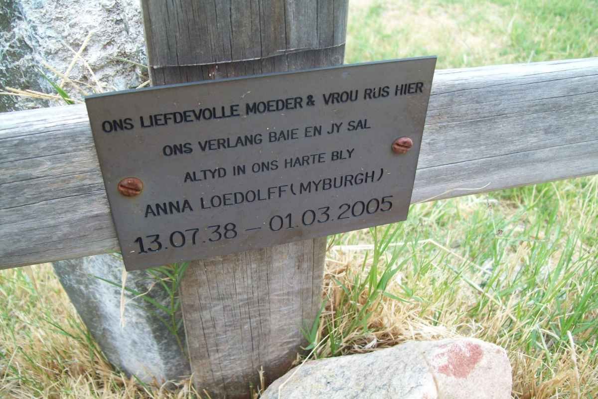 LOEDOLFF Anna nee MYBURGH 1938-2005