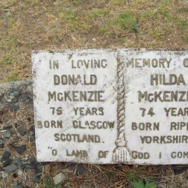 McKENZIE Donald &amp; Hilda 