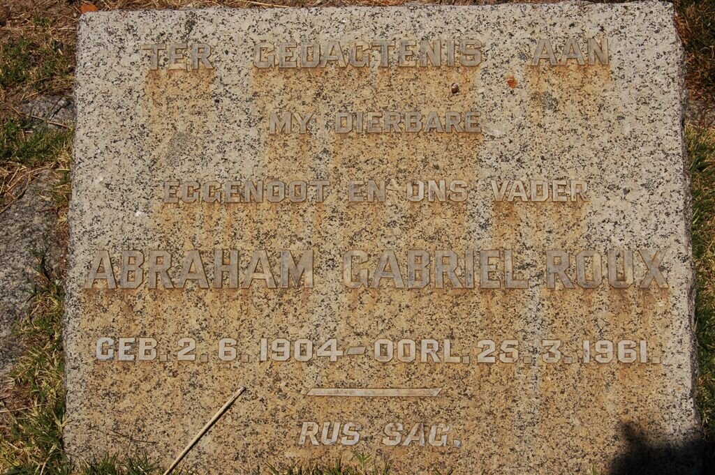 ROUX Abraham Gabriel 1904-1961