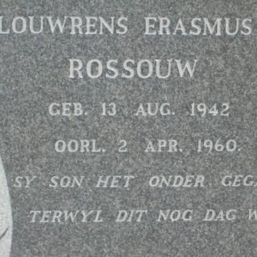 ROSSOUW Louwrens Erasmus 1942-1960