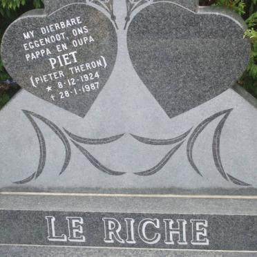RICHE Pieter Theron, le 1924-1987