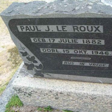 ROUX Paul J., le 1882-1946