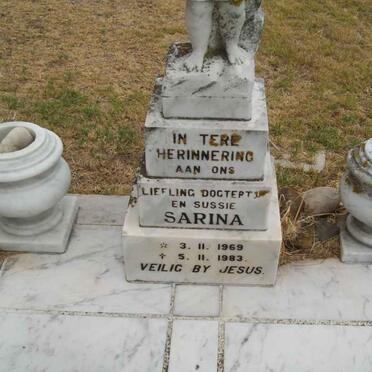 RENSBURG Sarina, Janse van 1969-1983 