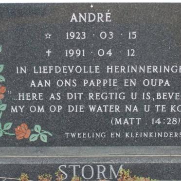 STORM André 1923-1991