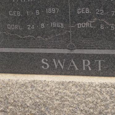 SWART John Paterson 1897-1963 &amp; Jacomina Christina 1880-1967 