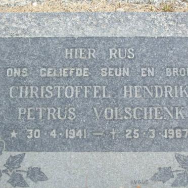 VOLSCHENK Christoffel Hendrik Petrus 1941-1967