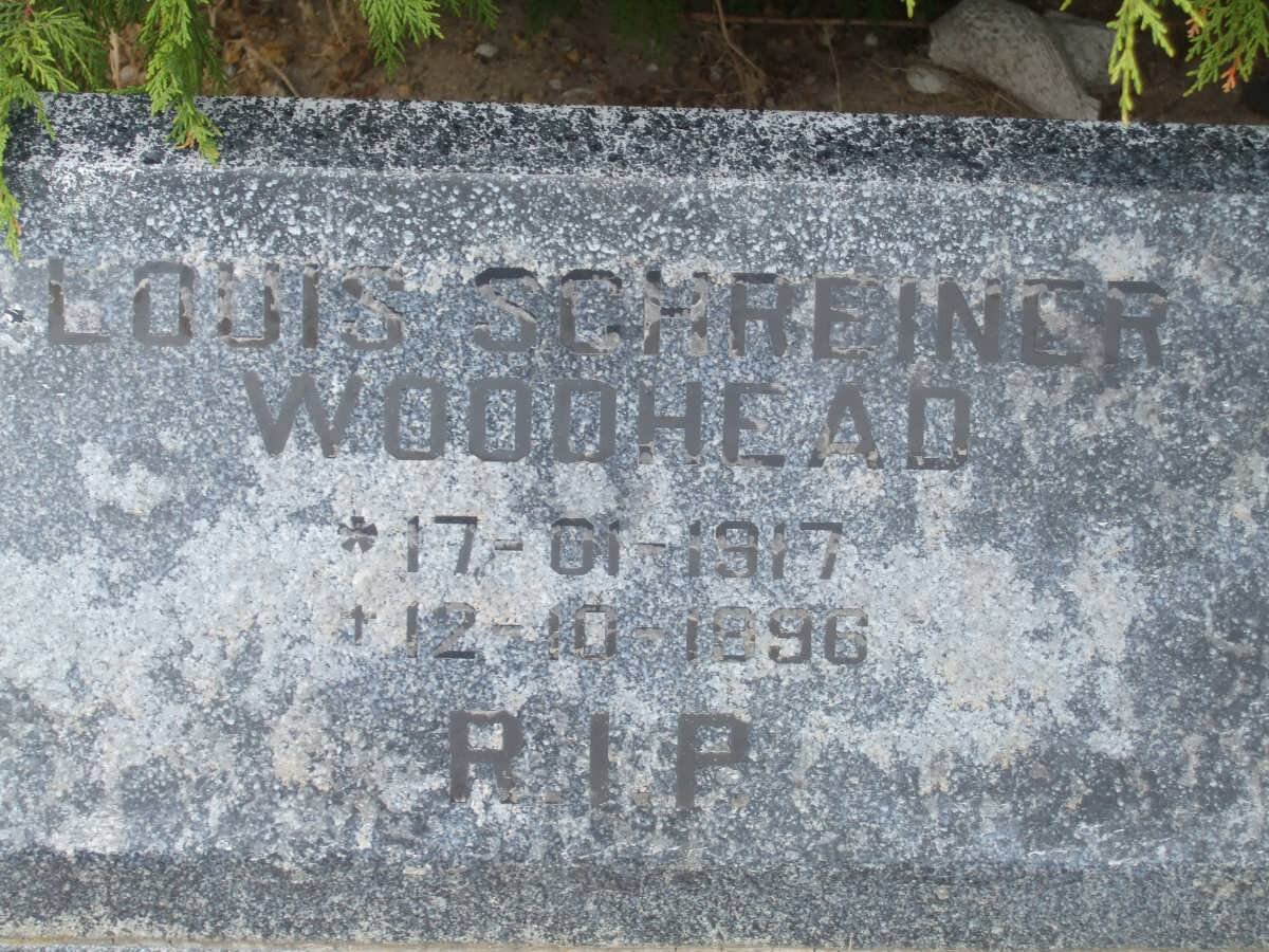 WOODHEAD Louis Schreiner 1917-1996