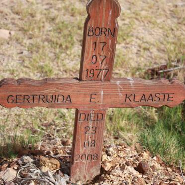 KLAASTE Gertruida E. 1977-2008