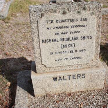 WALTERS Micheal Nicolaas Smuts 1900-1963