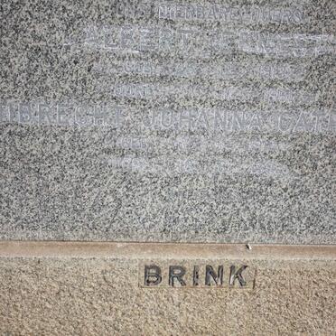 BRINK Albert Ernest 1913-1961 &amp; Huibrecht Johanna Catharina 191?-1992 