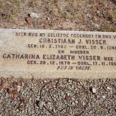 VISSER Christiaan J. 1863-1945 &amp; Catharina Elizabeth HOFFMAN 1878-1957