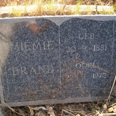 BRAND Miemie 1881-1972