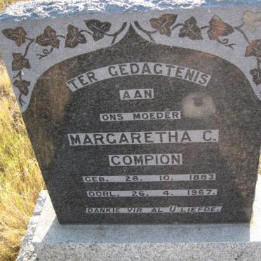 COMPION Margaretha C. 1883-1967