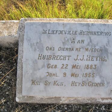 HEYNS Huibrecht J.J. 1883-1955