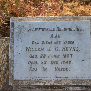 HEYNS Willem J.C. 1893-1949