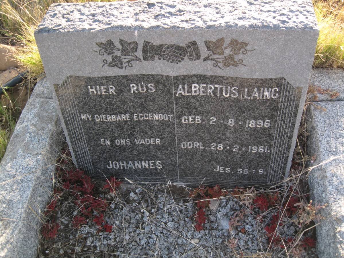 LAING Johannes Albertus 1896-1961