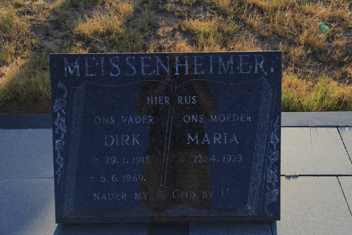 MEISSENHEIMER Dirk 1915-1989 &amp; Maria 1923-