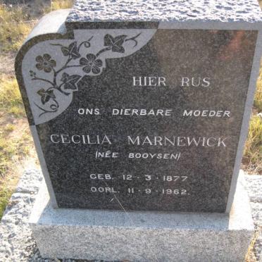 MARNEWICK Cecilia nee BOOYSEN 1877-1962