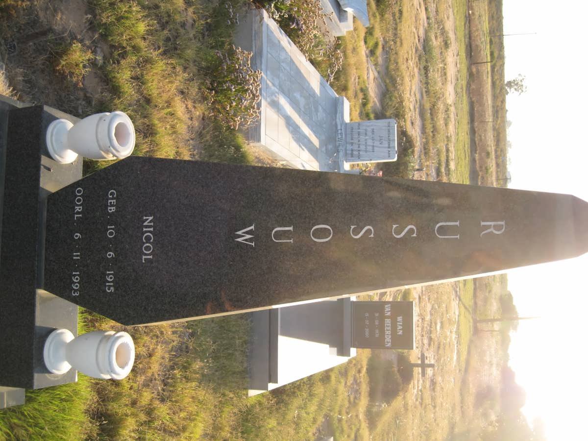 RUSSOUW Nicol 1915-1993