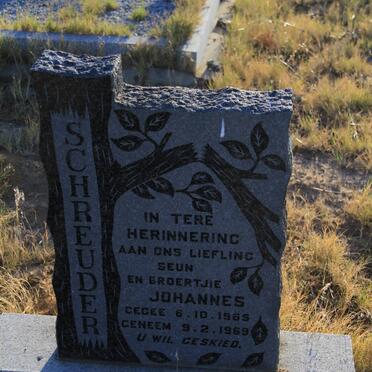 SCHREUDER Johannes 1965-1969