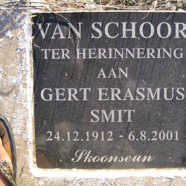 SCHOOR Gert Erasmus Smit, van 1912-2001