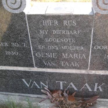 TAAK Gesie Maria, van 1930-1962