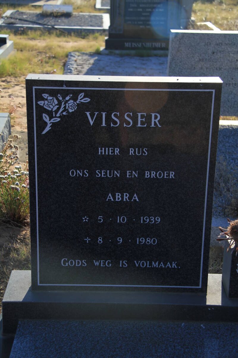 VISSER Abra 1939-1980
