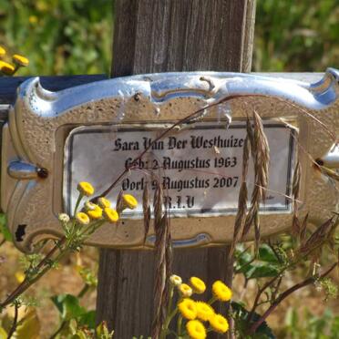 WESTHUIZEN Sara, van der 1963-2007