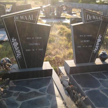 WAAL Albert, de -1970 &amp; Jacoba -1984