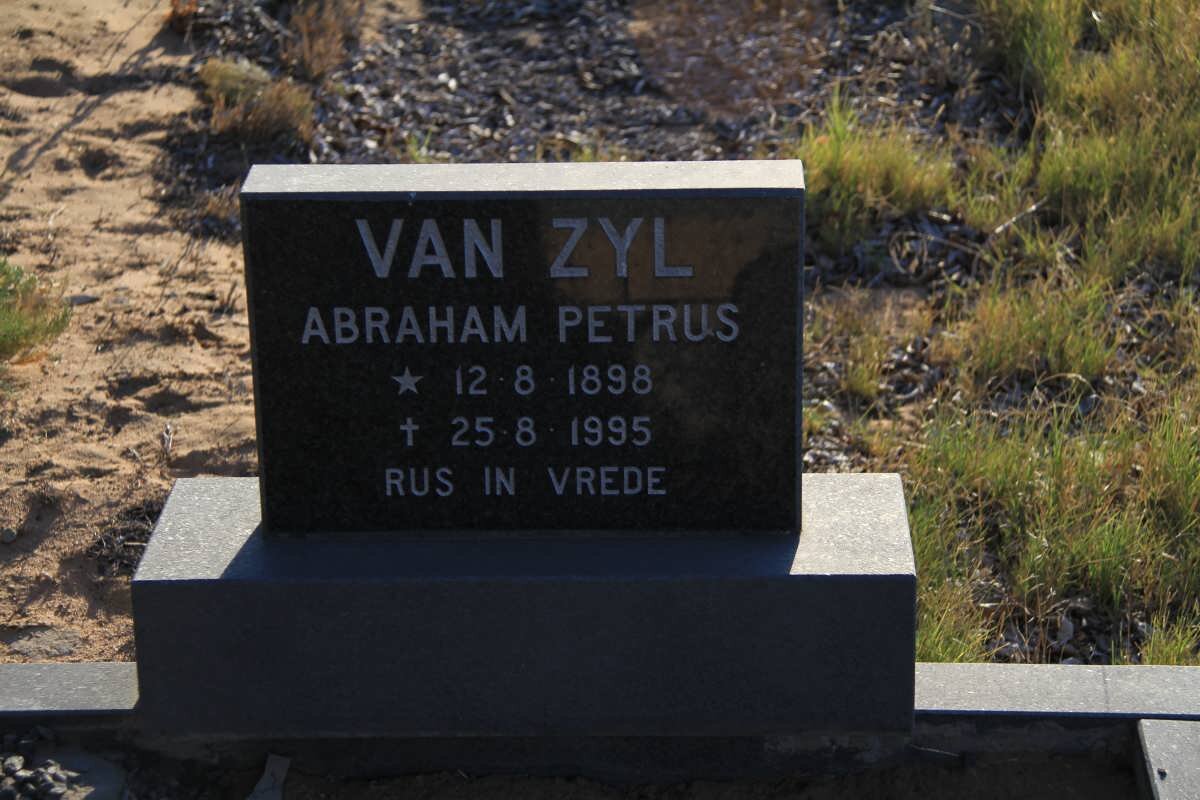 ZYL Abraham Petrus, van 1898-1995