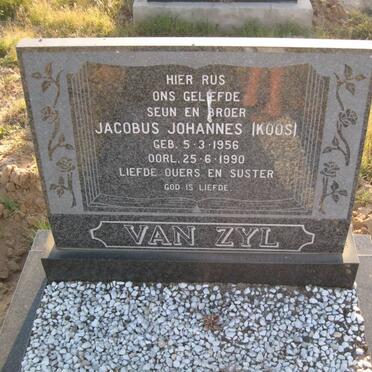 ZYL Jacobus Johannes, van 1956-1990