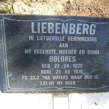 LIEBENBERG Dolores 1939-1976